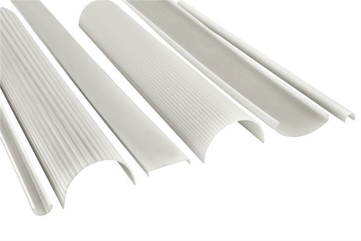 Extruded Plastic Profile For Lighting Industry