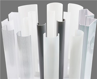 Extruded Plastic Profile For Lighting Industry